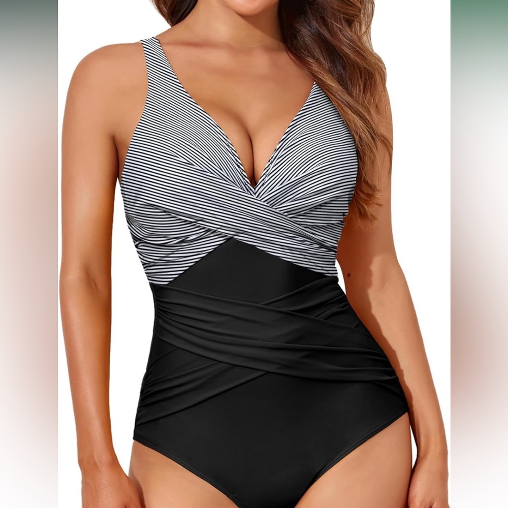 Women's Tummy Control Swimsuit One Piece Slimming Women's  size M